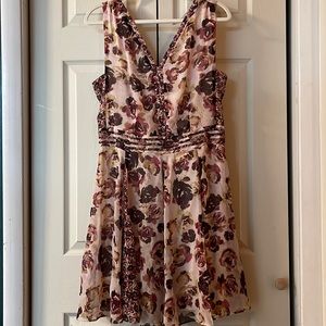 Sleeveless Above The Knee Floral Dress 🌸